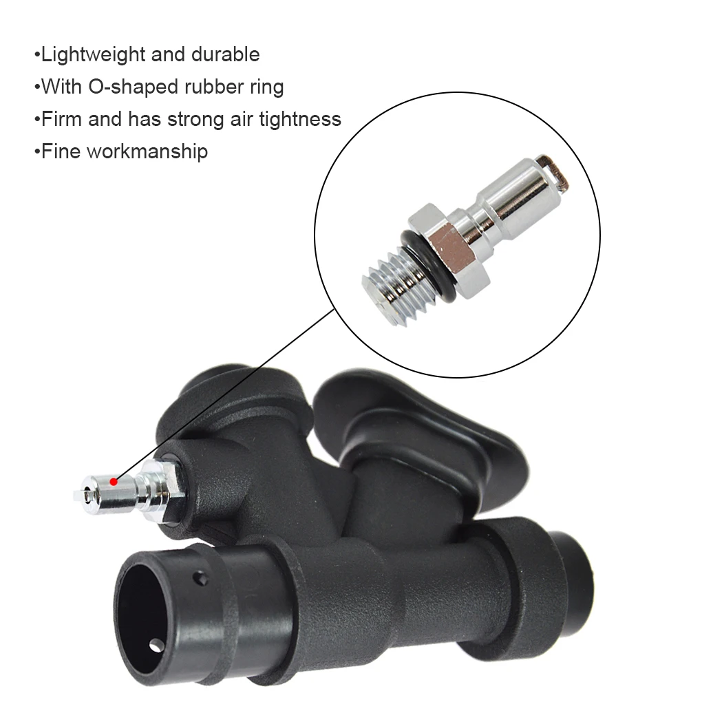 Diving Exhaust Valve Adapter BCD Power Lightweight Low Pressure Supply Inflation Head Replacement Portable Converter