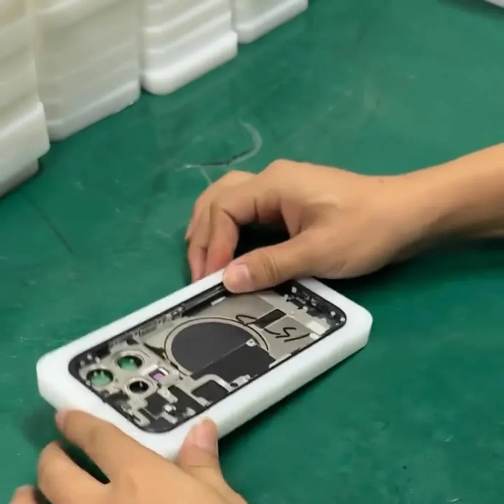 Refox 연마기 방수 몰드, 아이폰 15, 프로 맥스, 14, 13, 12, 11, Xsmax, 애플 워치용, 44mm, 42mm LCD 화면 광택제 도구