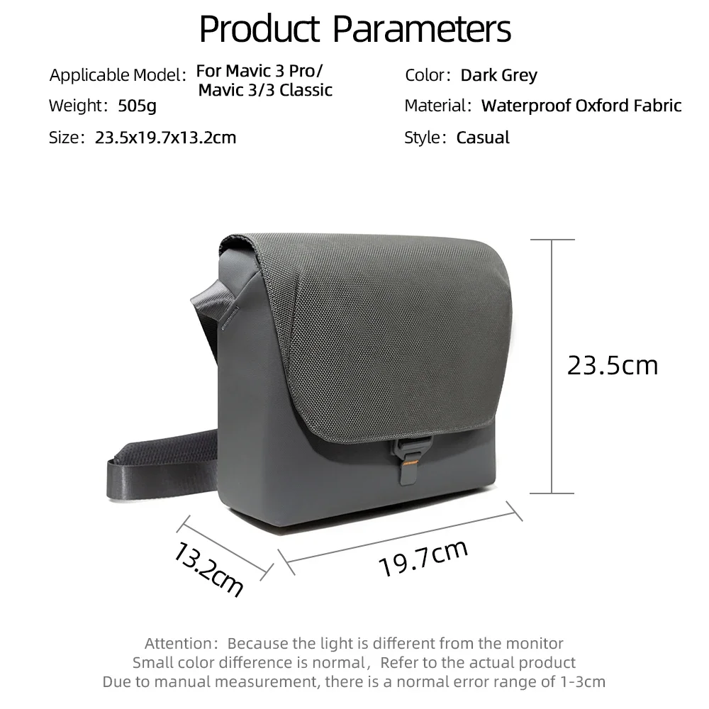 Multi-function Storage Bag for DJI Neo Light Endurance Shoulder Bag for DJI Air 3/Mavic 3 Pro/Mavic 3 Classic Drone Accessories