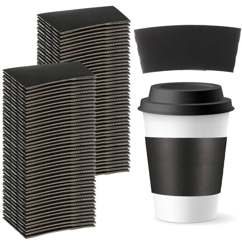 

Customized productWholesale Custom Disposable Paper Coffee Cup Sleeves Recyclable Kraft Coffee Cup Sleeve