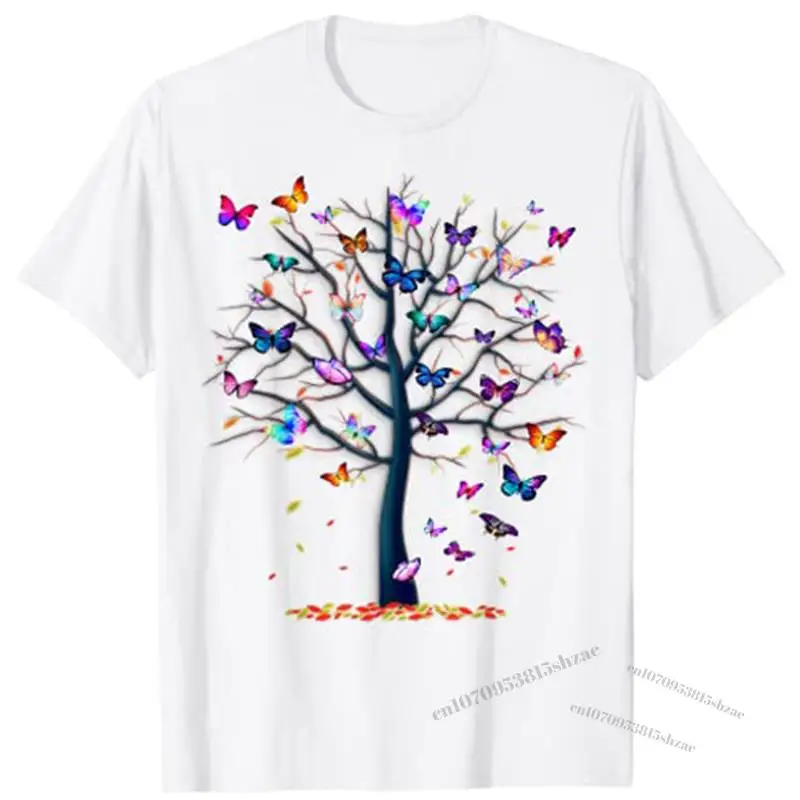 

Butterfly Tree Beautiful T-Shirt Punk Clothes Shirts for Women