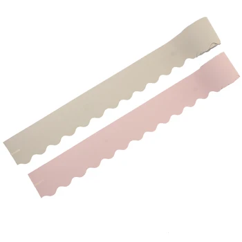 2 rotoli 5M 5 7M bordi colorati per bacheca decorazioni per l'aula lavagna finiture carta a forma di onda bordo smerlato