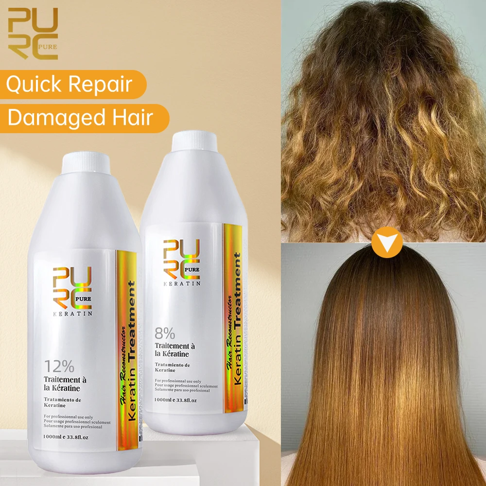 Purc Trattamento Per Capelli Alla Cheratina Brasiliana Professionale Cheratina 12 ℅ Per La Cura Dei Capelli Prodotti Liscianti Liscianti Capelli Ricci