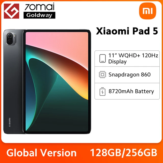 Xiaomi-tableta Mi Pad 5, ROM Global, 128GB/256GB, Snapdragon 860, 5,  pantalla de 11 pulgadas, 2,5 K, batería de 8720mAh, versión CN - AliExpress