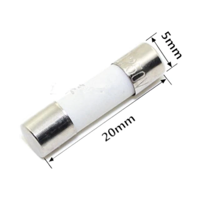 10/pcs 5*20mm Fuse Ceramic Fusible 250V 0.5A 1A 2A 3A 4A 5A