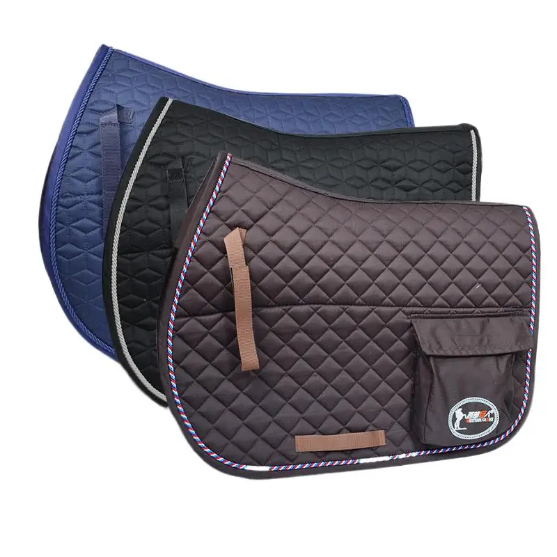 Equestrian Endurance Saddle Mat Sweat Drawer Thickened Small Checkered Cotton Riding Sweat Mat