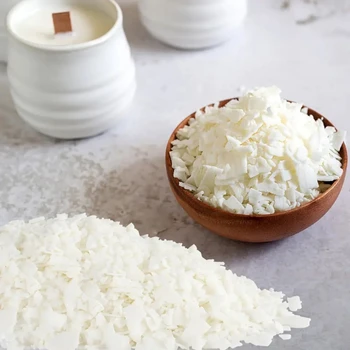 2/5/10/20/30/40 pounds 56 degree soy wax flakes, can be used for DIY handmade, DIY fragrant candle making set, pure soy wax 1