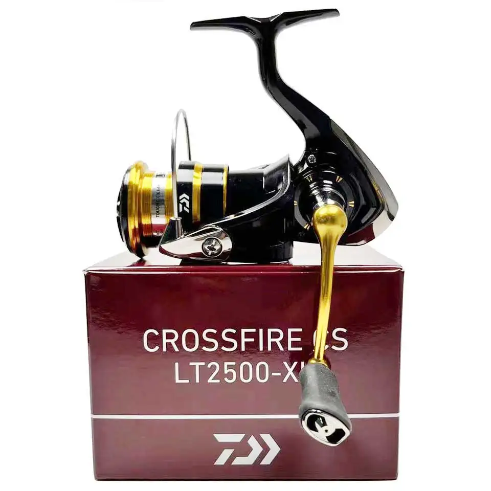 DAIWA Reel CROSSFIRE LT Spinning Fishing Reel 1000-6000 ABS Metail Spool 5-12KG Power Hard Gear Light & Tough Body