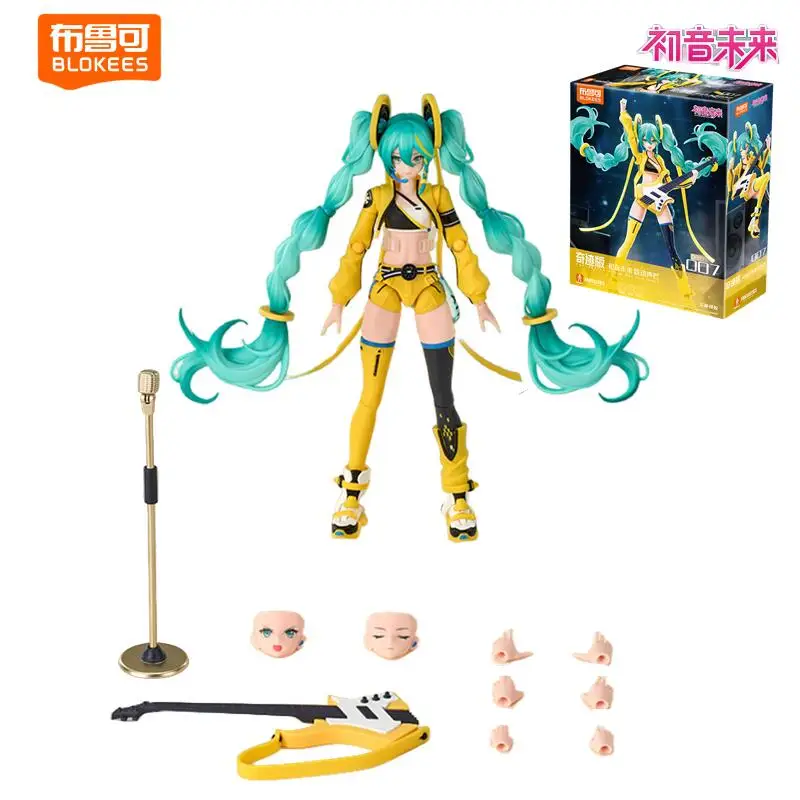 グングニル　blokees フィギュア　初音ミク プラモデル　桜限定版 正規版 新品 blokees フィギュア 初音ミク 桜限定版 プラモデル