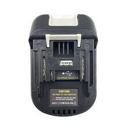 Universal Battery Adapter for Power Tools - Convert 20V & 18V Batteries to 18V Compatibility (DM18M Adapter)
