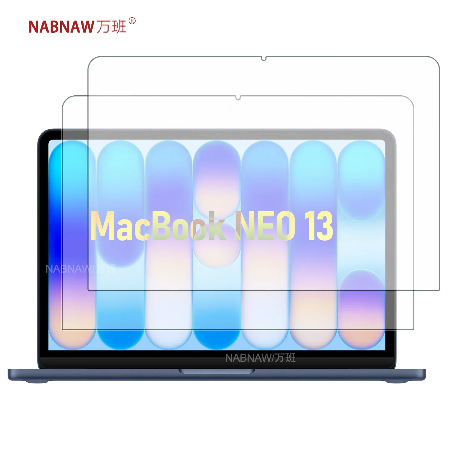 Film de protection d'écran en verre trempé Full HD pour MacBook NEO 13, sur Apple Macbook NEO 13 pouces, couverture anti-rayures 9H, paquet de 2 1 Film de protection d'écran en verre trempé Full HD pour MacBook NEO 13, sur Apple Macbook NEO 13 pouces, couverture anti-rayures 9H, paquet de 2 1