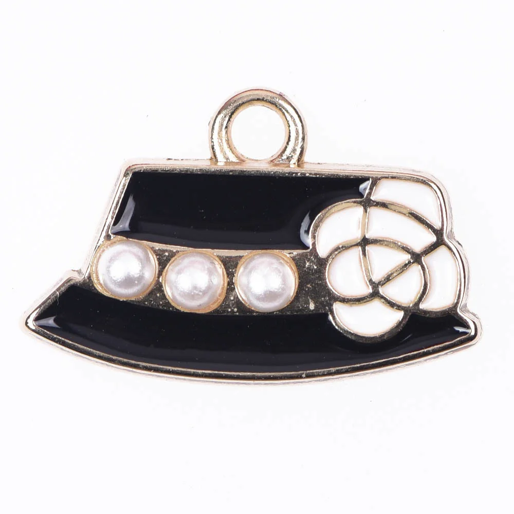 1 Pcs Metal Croc Shoes Charms Pink Women Bags Decoration Black Formal Hat Lady Bracelet Accessories Perfume Bottle Girl Gidt