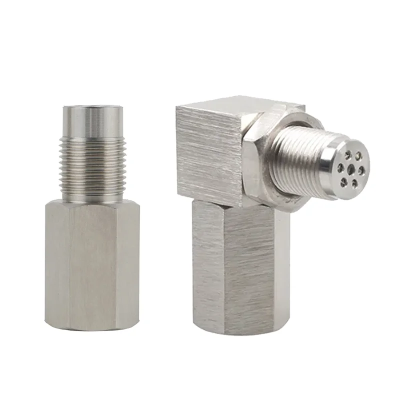 Oxygen Sensor Spacer Universal 02 Bung Extension Catalytic Converter O2 Oxygen Sensor Spacer Oxygen Sensor Extender 0/90 Degree