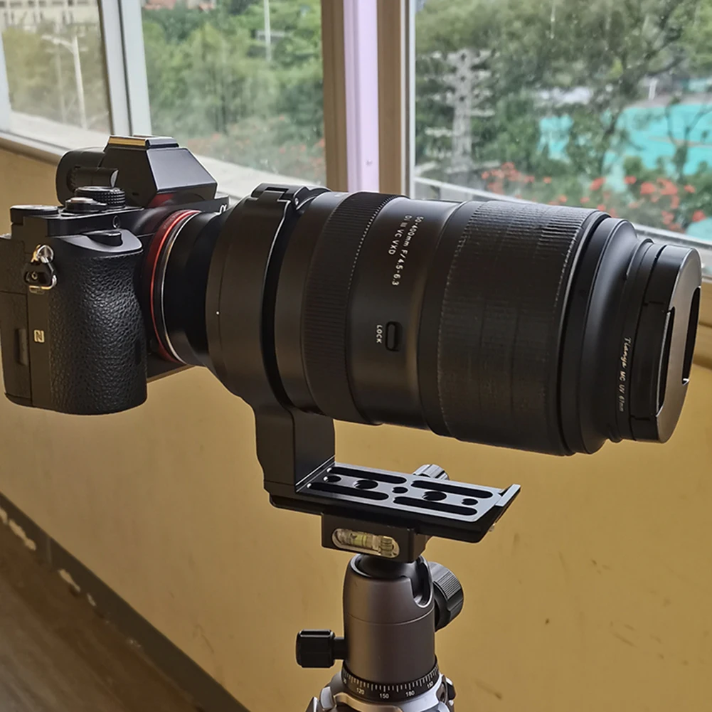 아르카 퀵 릴리스 플레이트가 있는 삼각대 칼라 링, 탐론 A067S 50-400mm F4.5-6.3용, E-마운트 렌즈용 삼각대 마운트 칼라 링