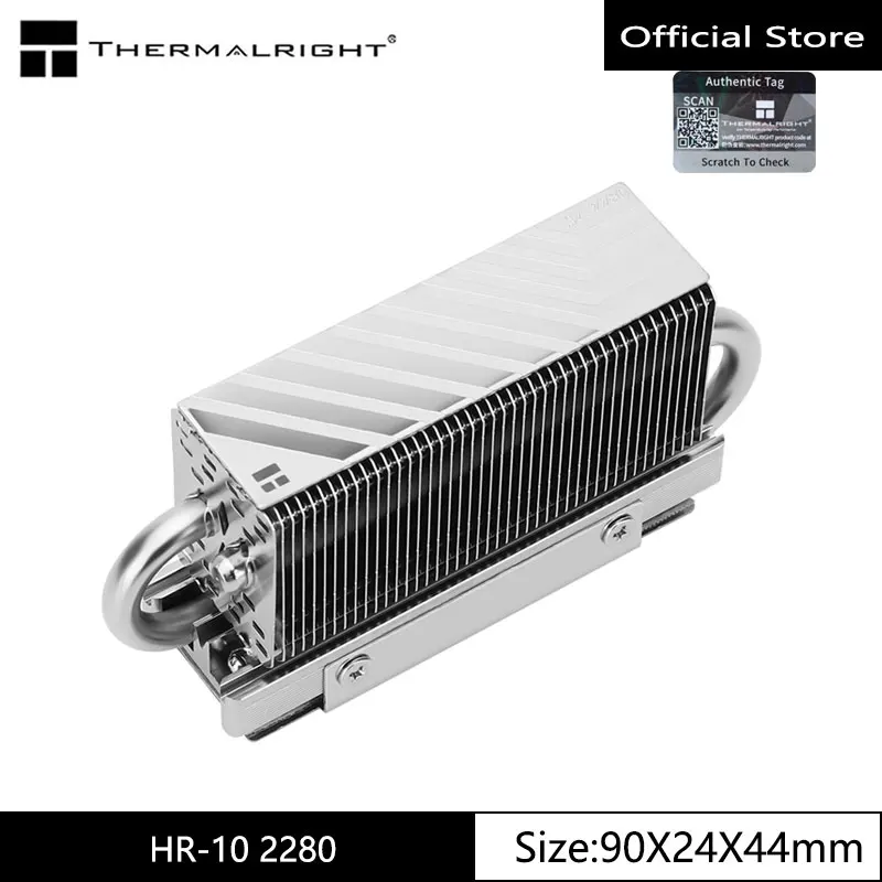 Thermalright HR-10 2280 M.2SSD Radiator Fully Plated Double AGHP Heat Pipe 2280 Specifications with Thermal Pad ssd heatsink
