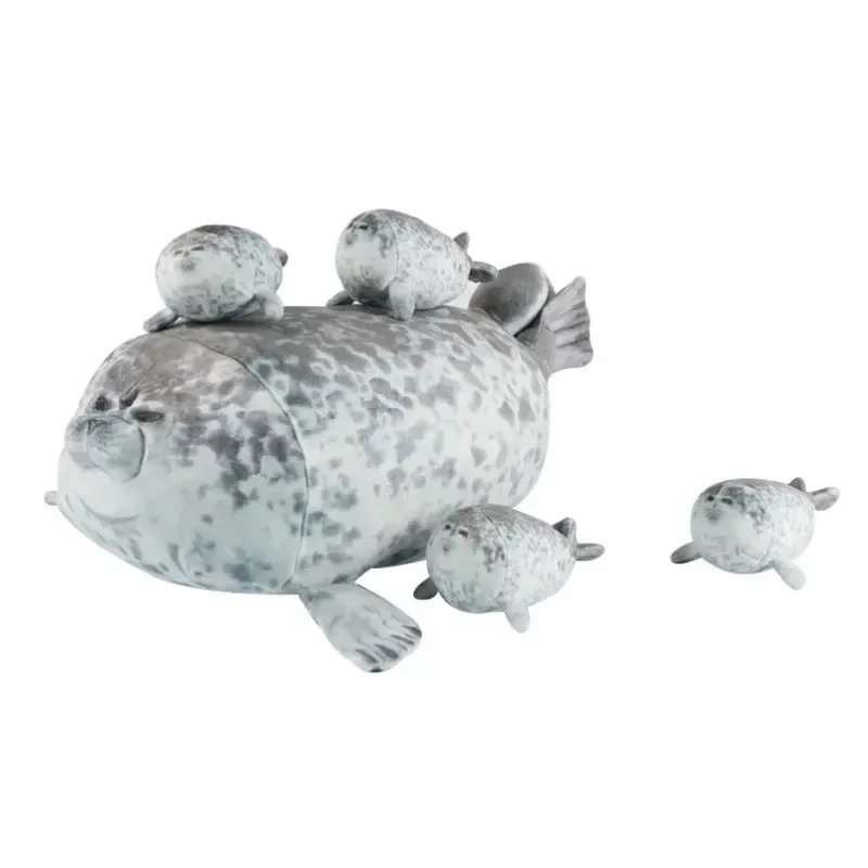 Japan Osaka Simulated Seal Doll Pillow Aquarium Popular Soft Pillow Aquarium Plush Toy Chair Cushion  Cute Pillow 5