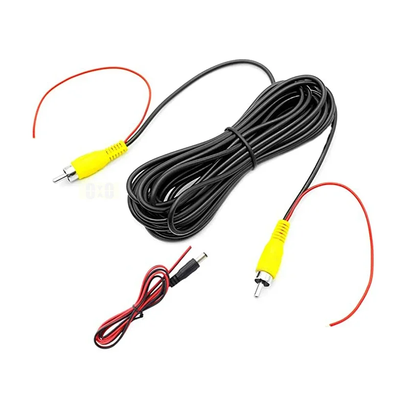 자동차 모니터용 RCA 비디오 케이블, 후방 백업 후방 카메라 