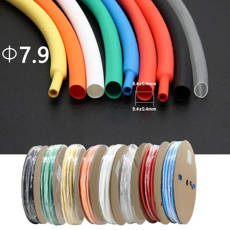 Heat Shrink Tube 1M 3:1 Diameter 1.6/2.4/3.2/4.8/6.4/7.9/9.5/12.7/15.4/19.1/25.4/30/39/50mm Double Wall Glue Tube