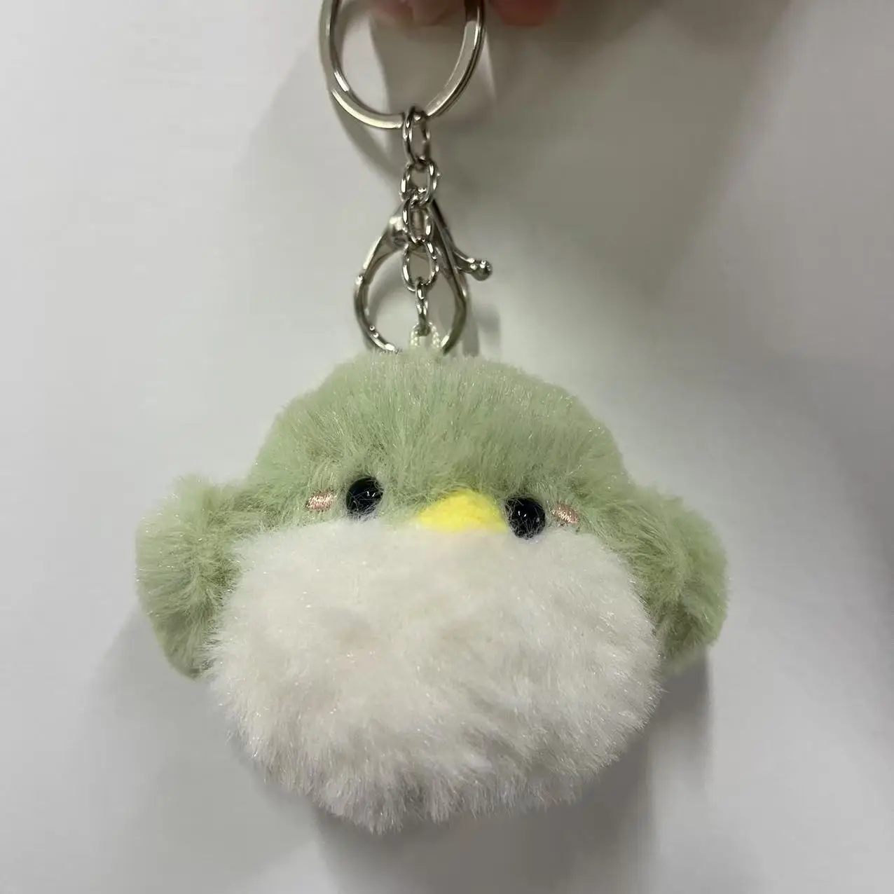 Kpop GOT7 Plush Keychain 9CM Cartoon Cute Green Bird Plush Doll