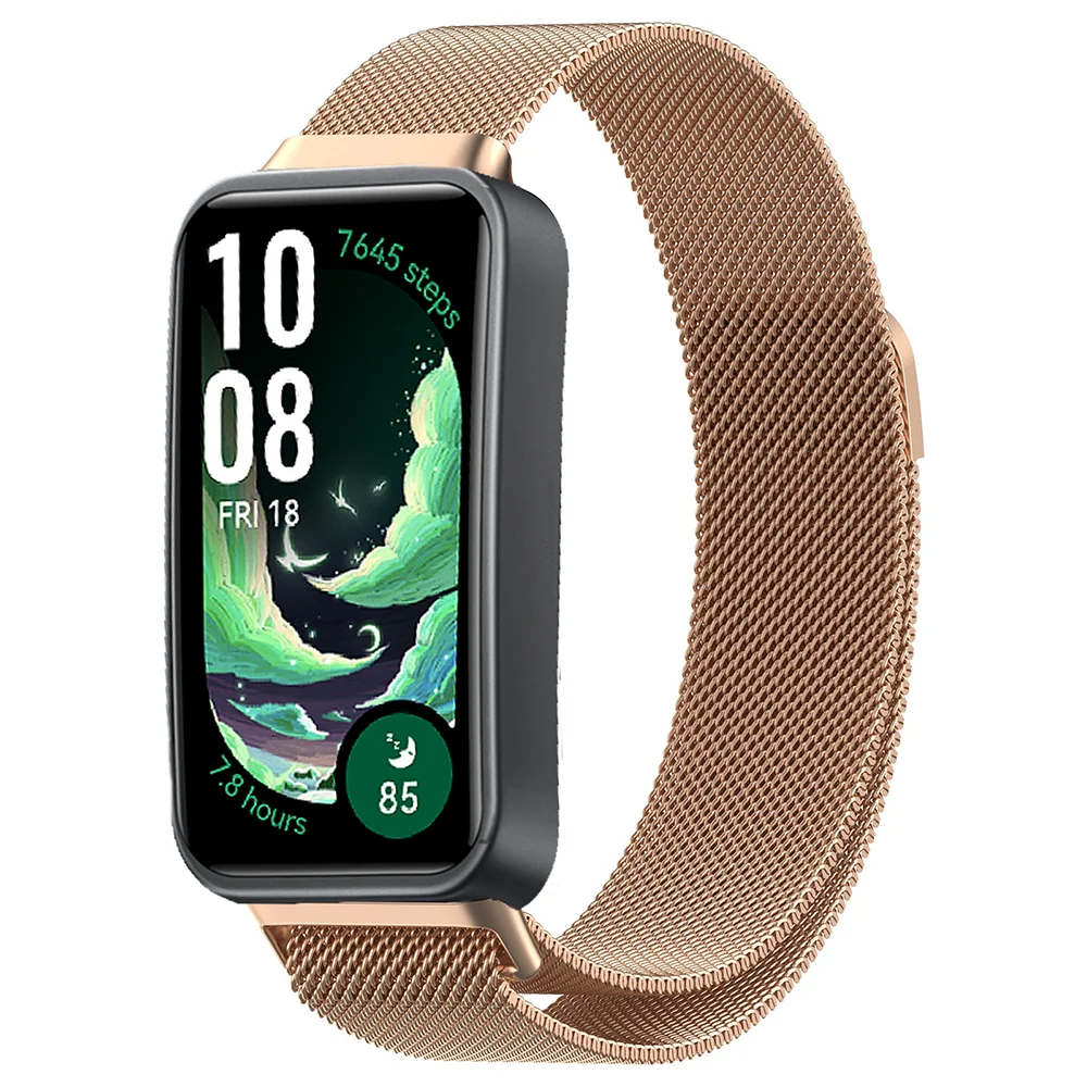Breathable Milanese Loop Metal Magnetic Bracelet Strap