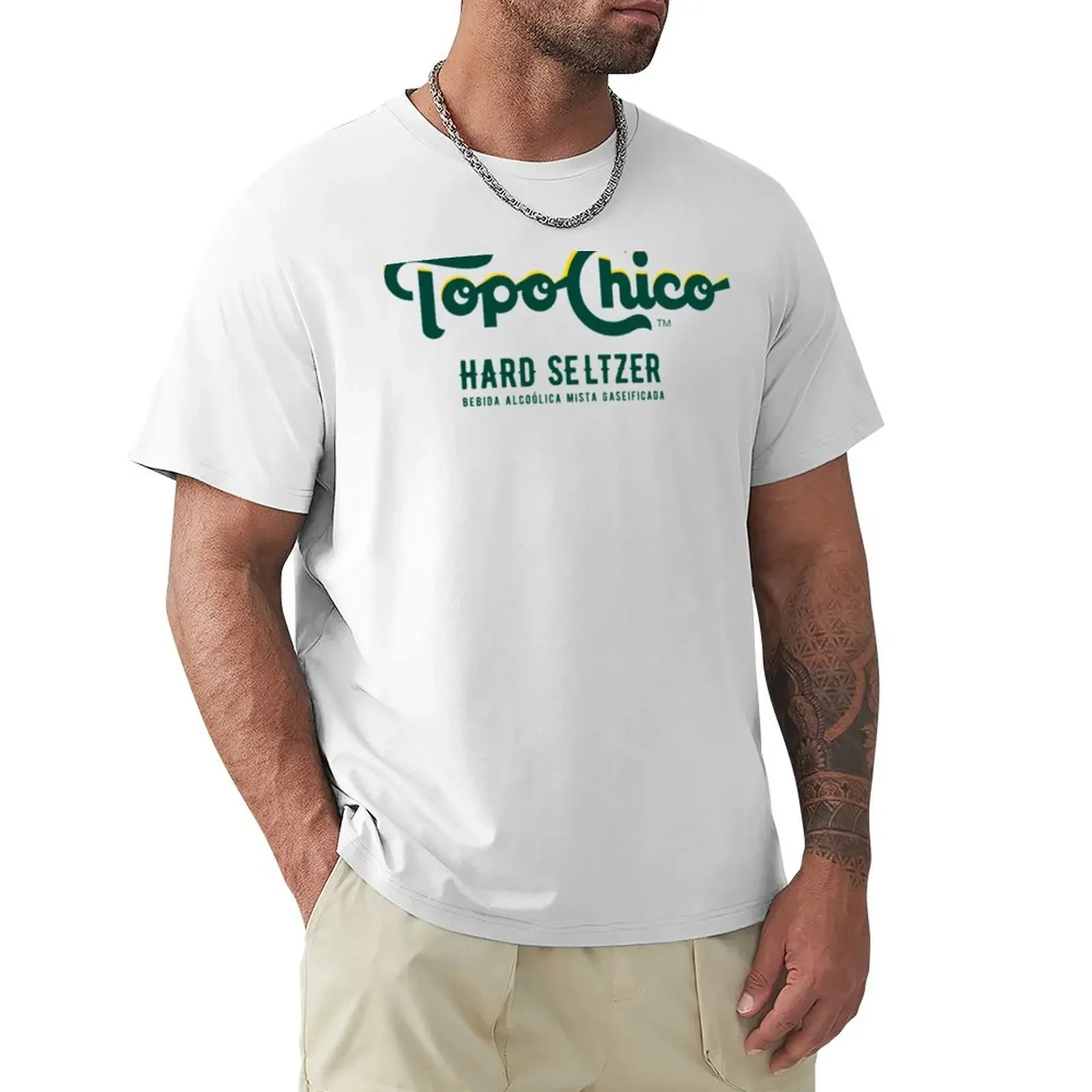 La Migliore Vendita-Topo Chico Hard Seltzer Merchandise T-Shirt Vintage Clothes Graphics Plain Magliette Da Uomo