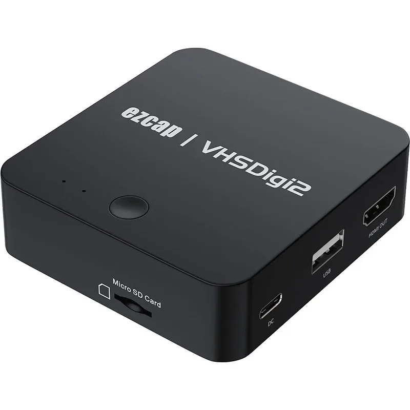 3RCA AV Recorder VHS Digitizer Old Video Cassette Camcorder Video Capture Card To TF Card USB Flash Drive HDMI Loop , No Need PC