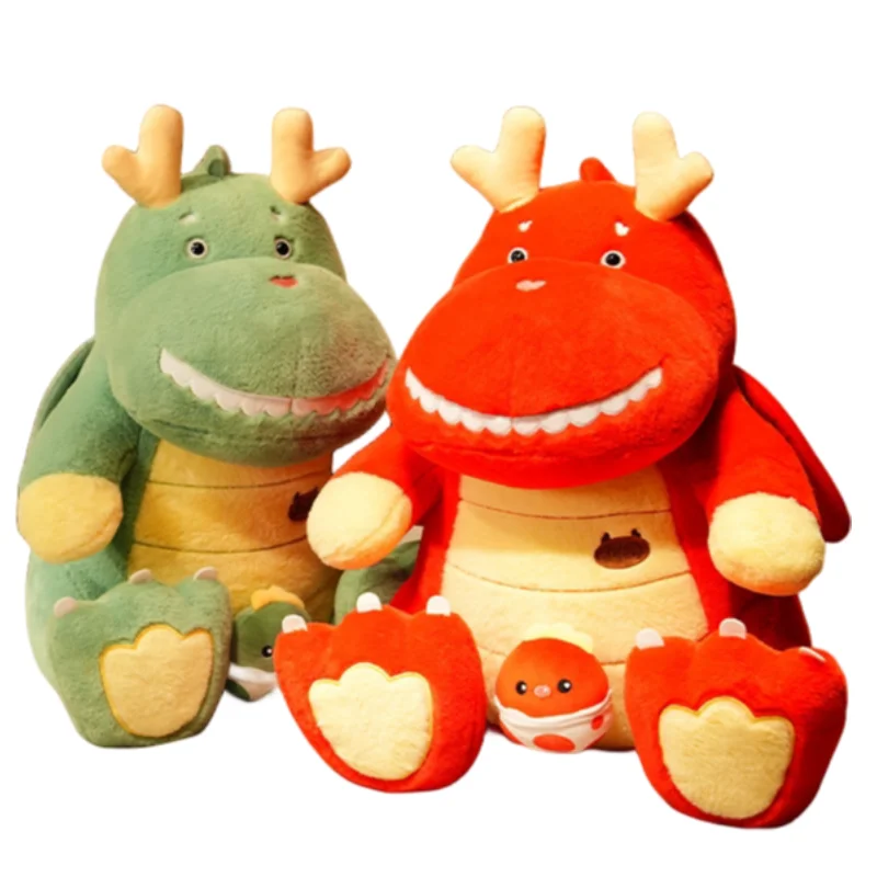 New Lovely Creative Colorful Dragon With Wing Soft Plush Toys Accompany Dolls Decoration Girls Kids Birthday New Year Presents collectible bear statue trinket box new heart souvenir home office decoration bear crafts lovely heart shape jewelry keepsakebox