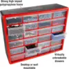 39-Drawer Plastic Storage Organizer Desktop Wall-Mounted Craft Classroom Bead Tool Red 4