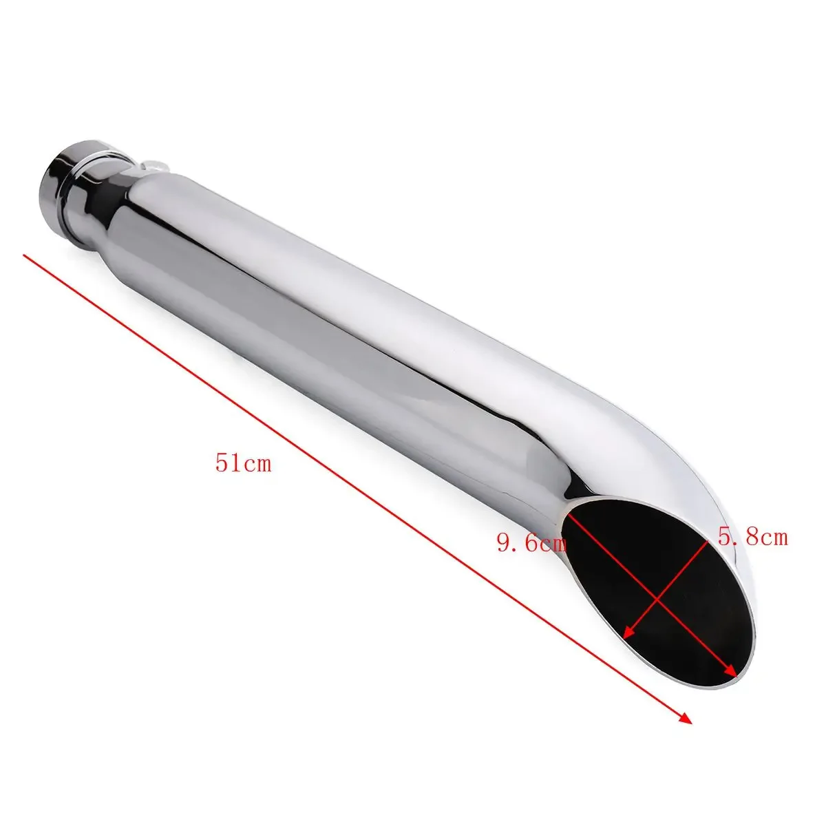 Universal Motorrad Auspuff Für Cafe Racer Bobber Retro Vintage Galvanik Moto Schalldämpfer Auspuffrohr Slip Schalldämpfer – Detail 11
