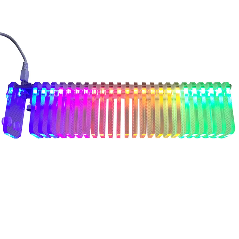 Led Música Indicador Espectro Fantasia Crystal Cube Kit Faça Você Mesmo Home Theater Áudio Ks25 - Image 4