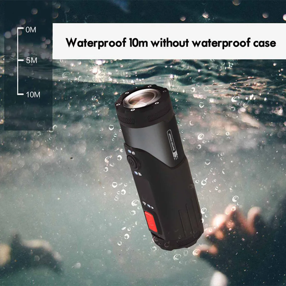 오토바이 자전거 흔들림 방지 헬멧 카메라, 야외 활동용 비디오 카메라, 170 도 광각, 4K 액션 카메라