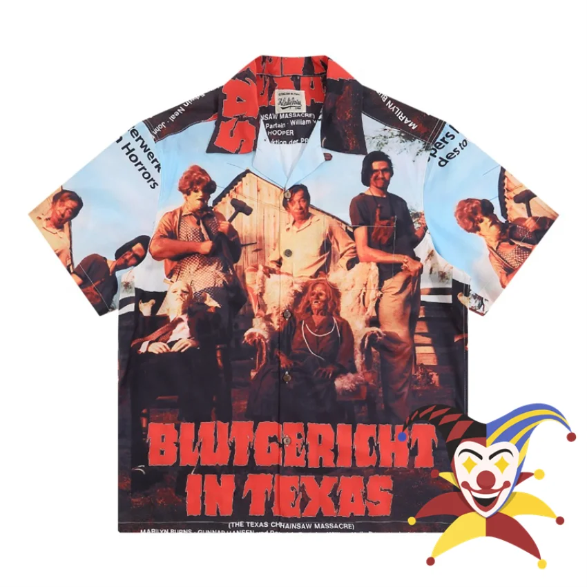 

New WACKO MARIA Shirt Men Women Summer Style Hawaiian Shirts Tee