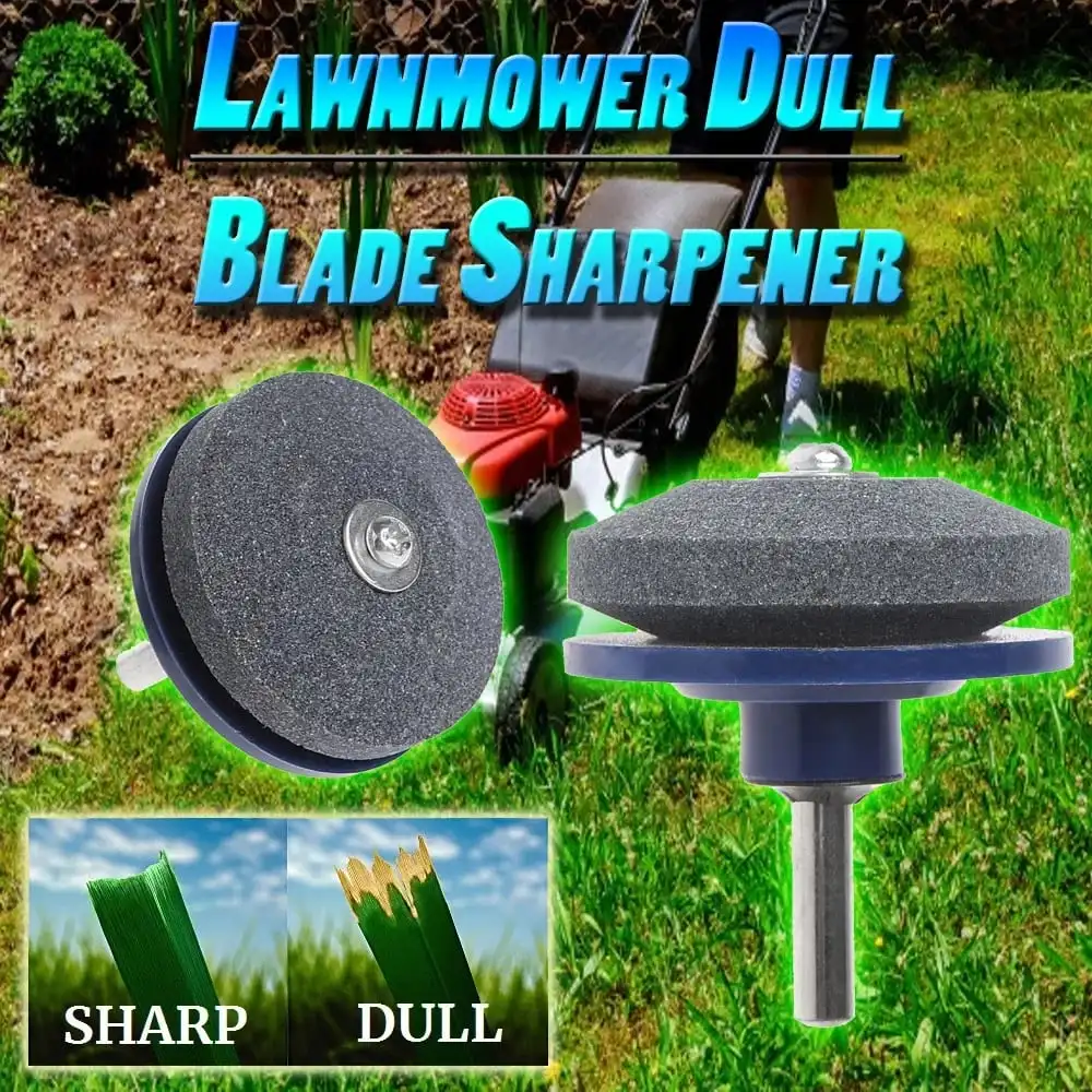 

Lawnmower Dull Blade Sharpener Fast Lawn Mower Sharpener Lawnmower Blade Sharpener For Power Drill Hand Drill Head Parts