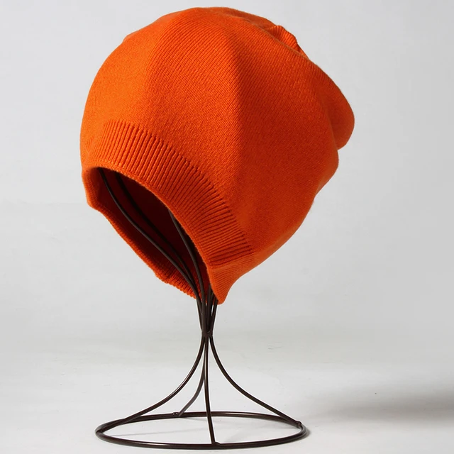 VISROVER 9 Farbvarianten, einfarbig, echter Kaschmir, Damen-Wintermütze, weich, Unisex, Herbstmütze, weicher Griff, warme Mütze für Damen, Geschenk – Detail 8