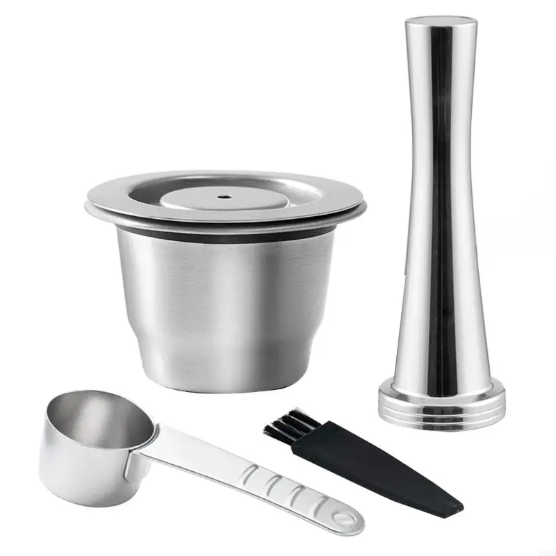 Durables Coffee Filter Stainless Steels Coffee Pods Tamper Maker Accessory Brewing Tool for