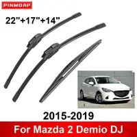 1/2/3/4/6PCS Car Wiper For Mazda 2 Demio DJ 2015-2019 Front Rear Wiper Blades Brushes Auto Accessories 2015 2016 2017 2018 2019 1