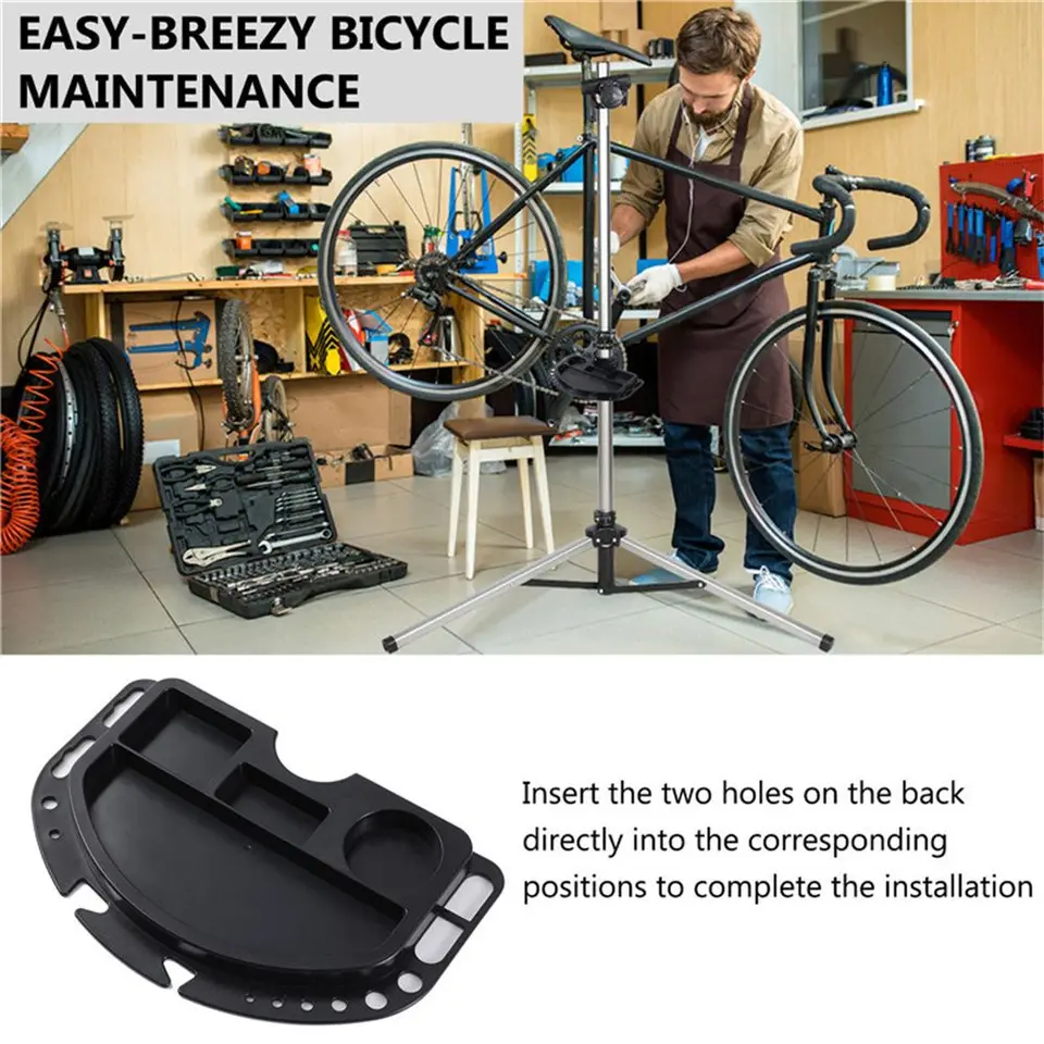 Riiichflowshop Support de réparation de vélos Plateau de Travail Plaque de Support pour Outils d'atelier de vélos Support de réparation de pièces de vélos