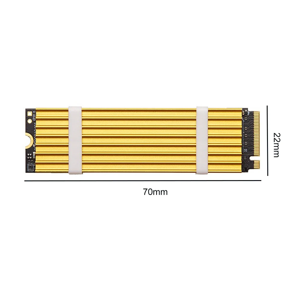 M.2 SSD NVMe Heat Sink M2 2280 SSD Hard Disk Aluminum Heatsink Radiator with Cooling Thermal Pad For PS5 NVME NGFF M.2 2280 thermal pad water cooling radiator cpu radiator cooler electronic chip cooler cpu cooler