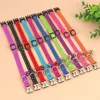Personalized Name Cat Collar Reflective Nylon Dog Cats ID Collar With Bell Engraving Name for Small Cats Dogs Chihuahua 6 Colors 3