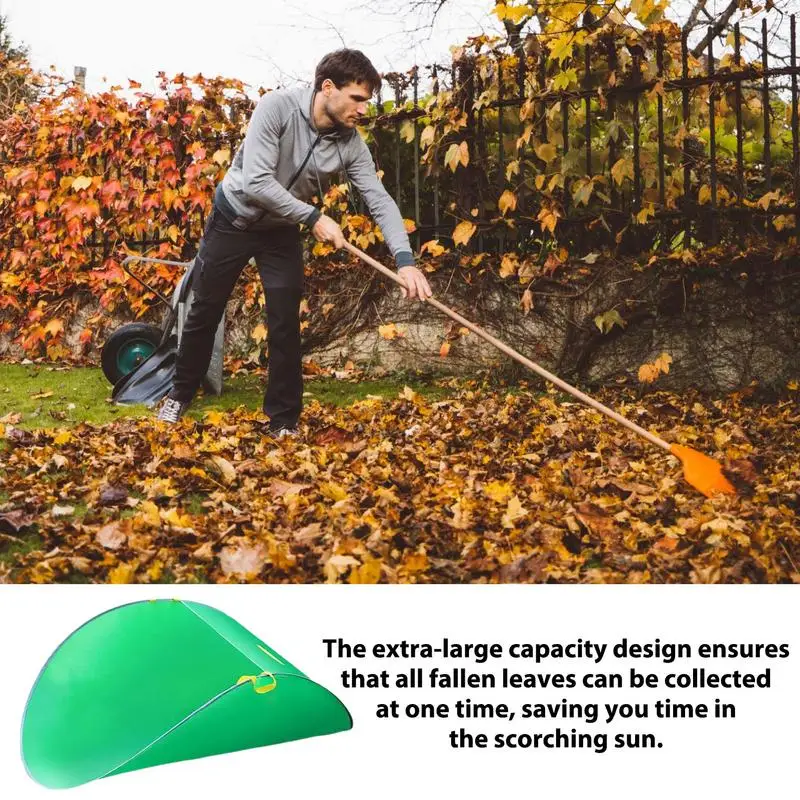 

Garden Leaf Collector Foldable Yard Bags Pop Up Lawn Leaf Collector With Handle Lightweight Garden Waste Bags bins Home Supplies