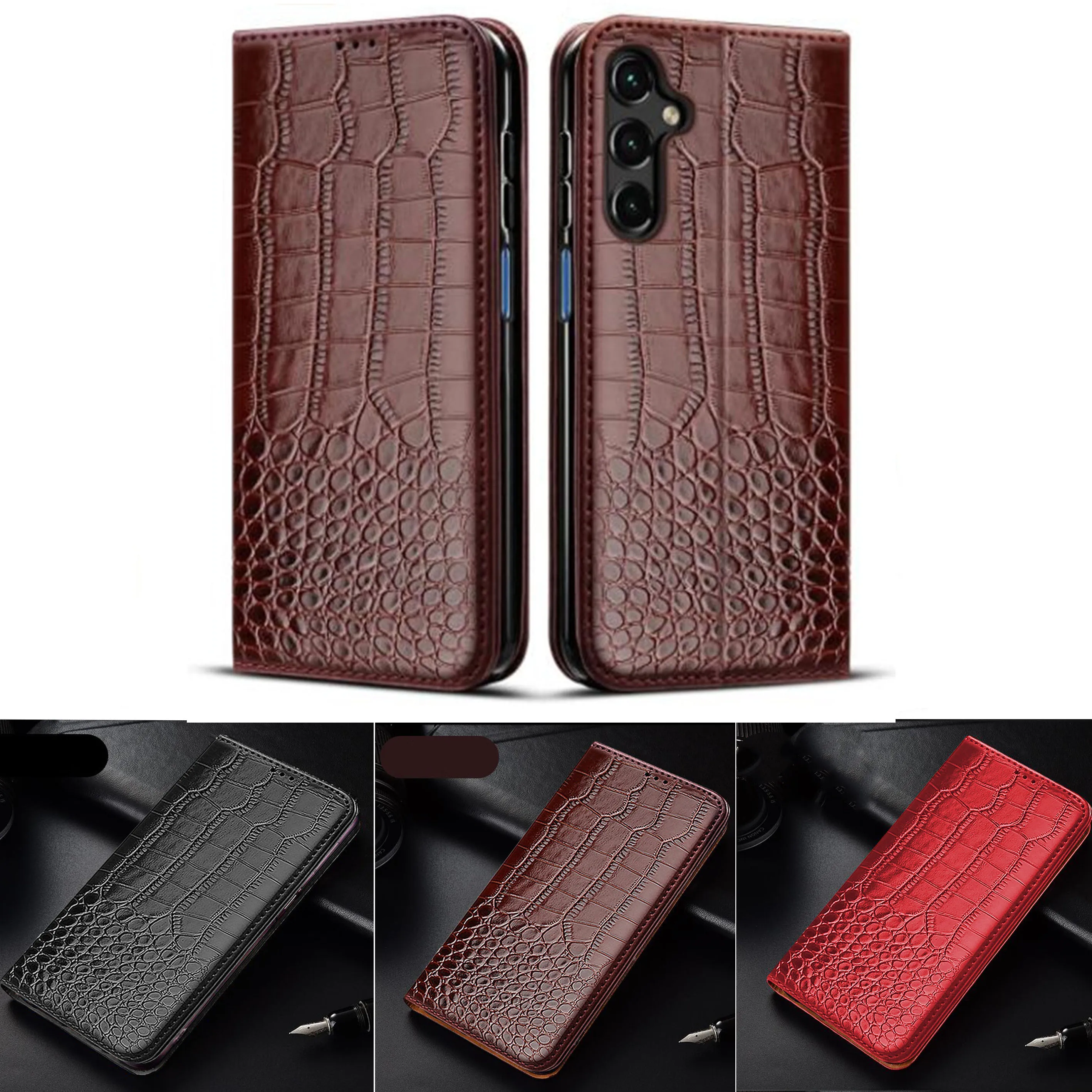 Per Samsung Galaxy M55 5G Custodia Flip Wallet Book Cover On Per Coque Samsung M55 5G Custodia Per Telefono M55 Custodie Protettive In Pelle