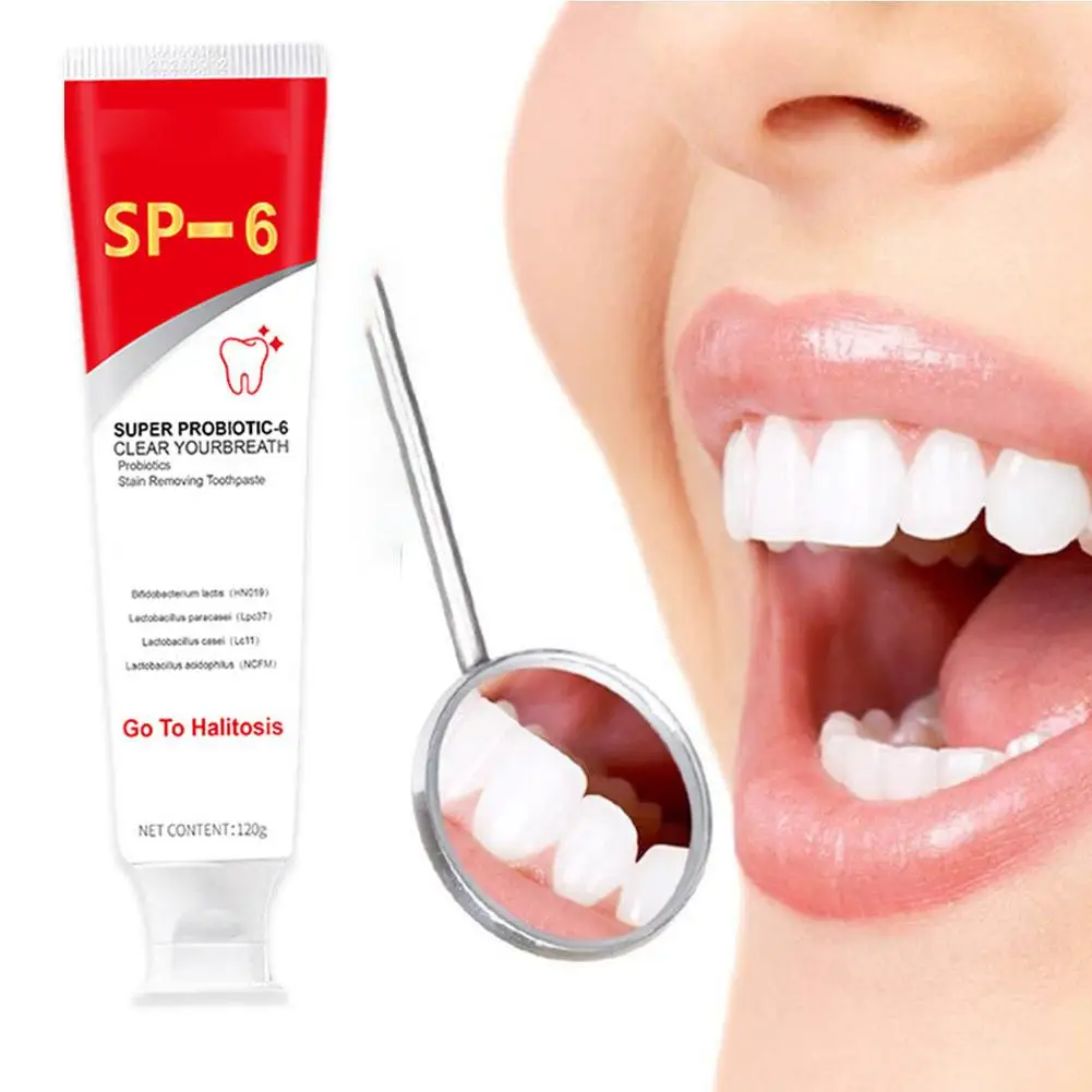Probiotic Brightening Toothpaste for Refreshing Breath and Teeth Whitening - 120g