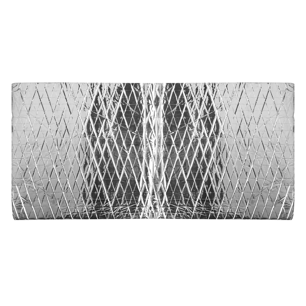 

25cm*50cm Car sound insulation Soundproof Tool Accessory Audio Car Firewall Insulation Mat Noise Pad Rubber Foam + Aluminum Foil