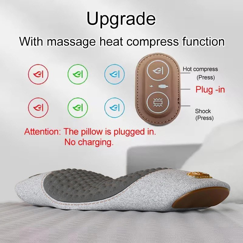 Lumbar Pillow Waist Protcetion New Multifunctional Electric Massage Relax Cushion Ergonomically Designed Waist Support Pad