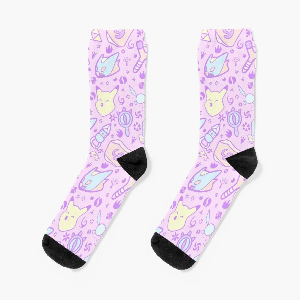 

Zelda Doodlez (Pink Pastel ver.) Socks Funny Socks