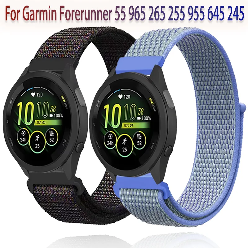Nylon Braided Bracelet Band, 20mm 22mm Strap