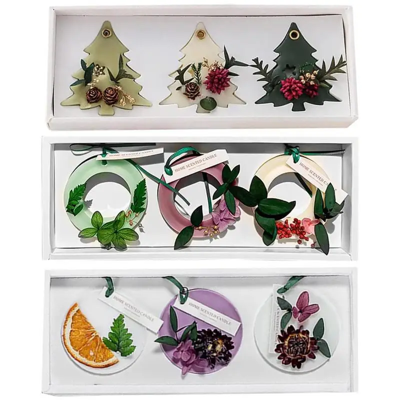 Wax Melts Air Freshener Aromatherapy Scented Wax Tablets Dry Flower Scented Tablets Luxury Pieces Gift