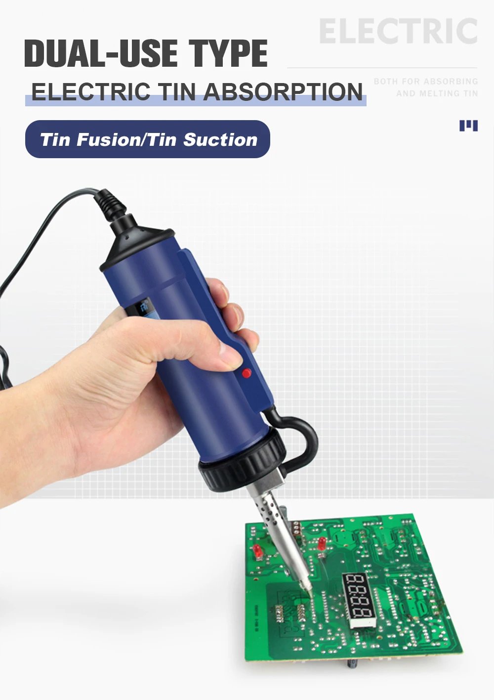 Electric Welding Sucker 220v Desoldering Gun Vacuum Pump