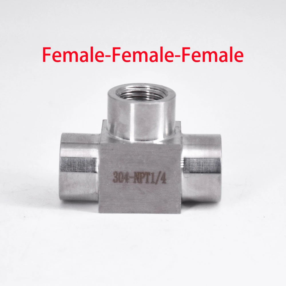 1 4 Npt Bspp Female Tee 3 Ways Coupler Splitter 304 316 Stainless Steel Pipe Fitting Connector High Pressure Water Gas Fuel Pipe Fittings Aliexpress 1 4 Npt Bspp Female Tee 3 Ways Coupler Splitter 304 316 Stainless Steel Pipe Fitting Connector High Pressure Water Gas Fuel Pipe Fittings Aliexpress