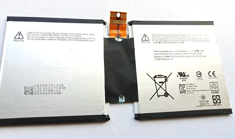 G3Hta003H G3Hta004H G3Hta007H  Battery 3.78V 7270Mah For Microsoft Surface 3 1645 Series Laptop